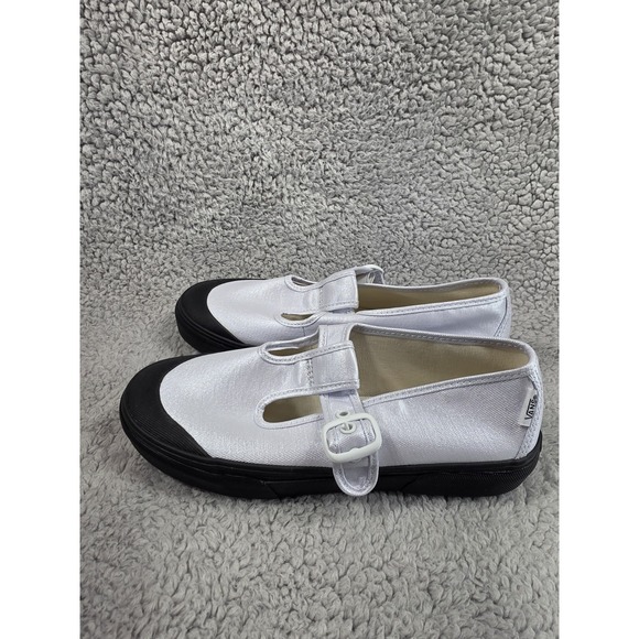 VANS Style 93 Coated Canvas True White Mary Jane Sneakers Shoes Women's Size 8.5 - Picture 5 of 15